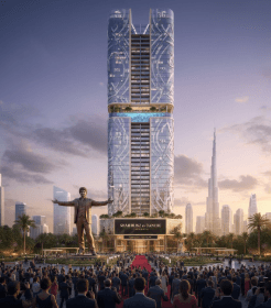 Shah Rukh Khan launches 55-storey Dubai tower