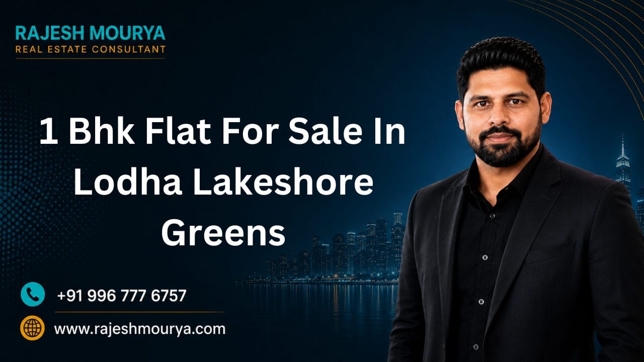 1 Bhk Flat For Sale In Lodha Lakeshore Greens Palava City