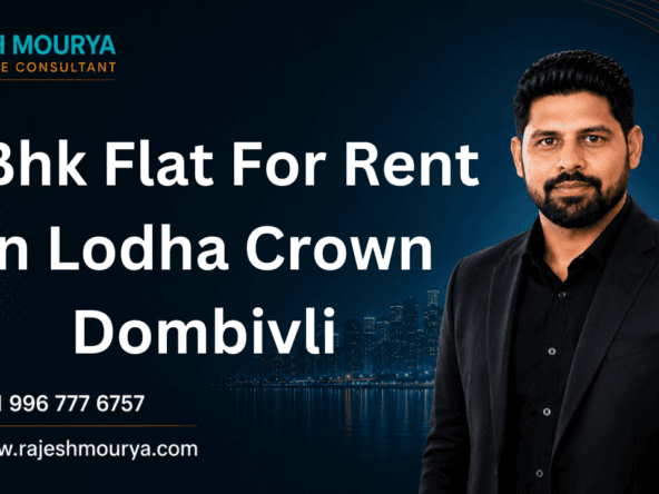 1 Bhk Flat For Rent In Lodha Crown Dombivli