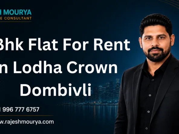 1 Bhk Flat For Rent In Lodha Crown Dombivli