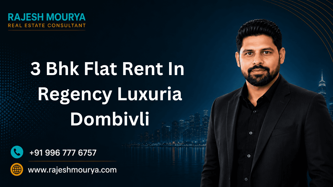 3 Bhk Flat Rent In Regency Luxuria Dombivli