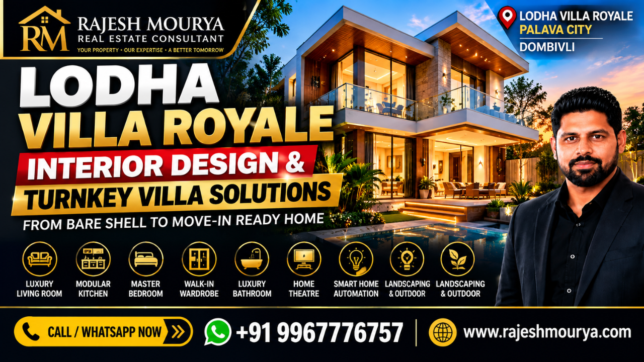 Lodha Villa Royale Interior Design & Turnkey Villa Solutions